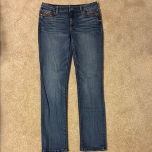 White House Black Market Indigo Skinny Jeans